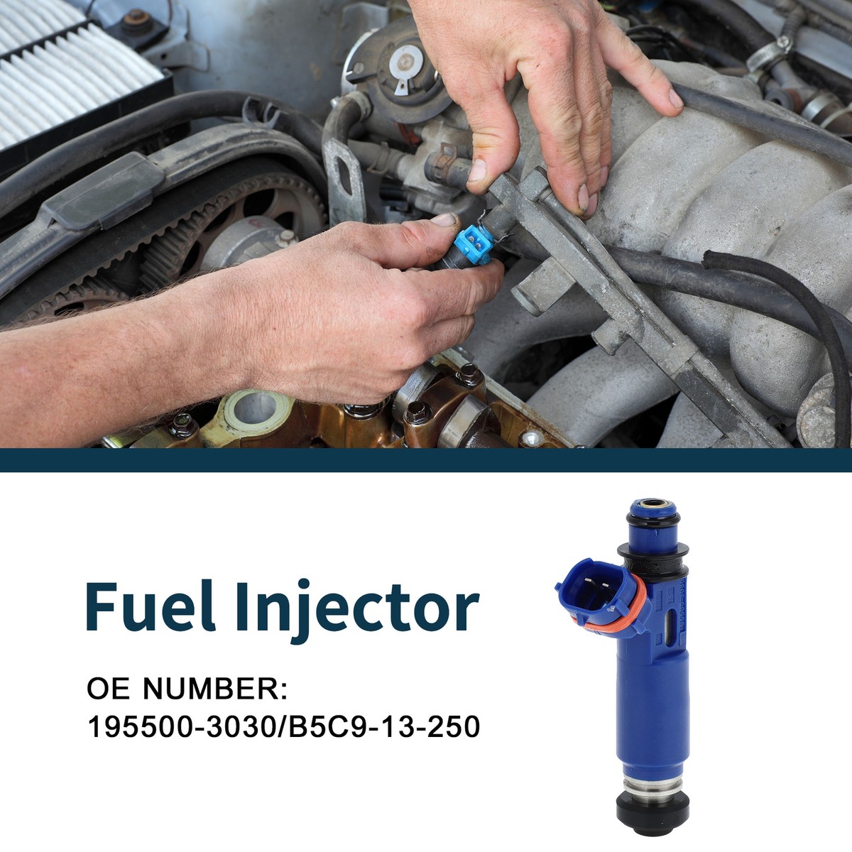 Fuel Injector No.195500-3030/B5C9-13-250 for Mazda MX5 1.6L 1998