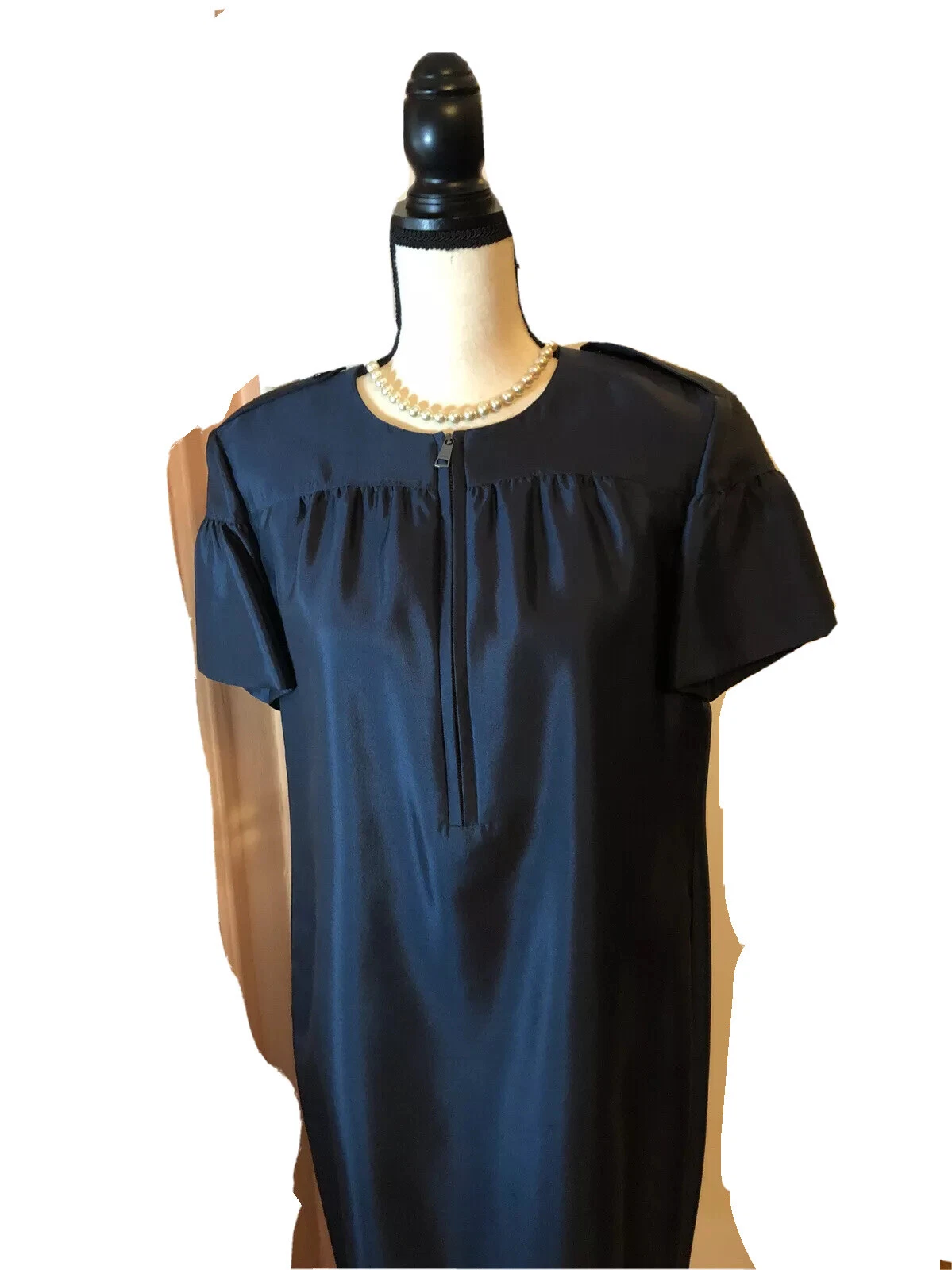 Abito nuovo Burberry London con cervo taglia 10 prezzo originale $795