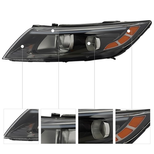 Driver Side Headlamp Left Halogen Headlight Assembly LH For KIA Optima 2014-2015 - Picture 3 of 14