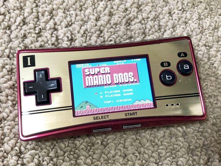 Nintendo Game Boy Micro Body & Advance Soft Set Famicom Color