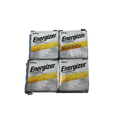 Energizer Industrial Alkaline Batteries LR03 1.5V AAA 16 Battery Pack 