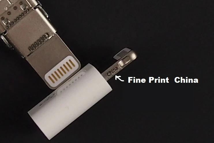 2X Genuine Original OEM APPLE Lightning to Micro USB Adapter Converter MD820AM/A - Image 3 of 4