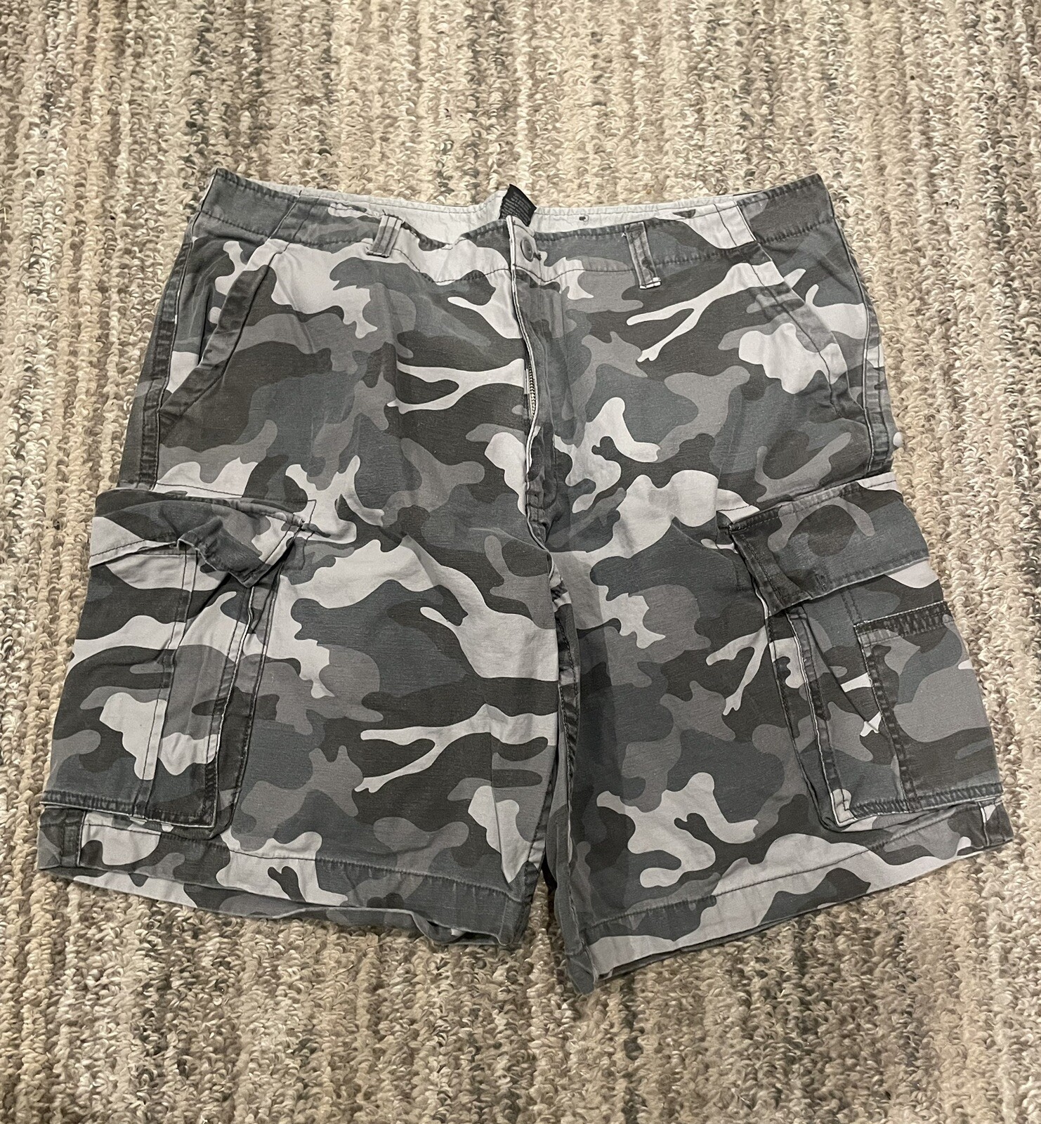 Faded Glory Camouflage Cargo Shorts sz 42 eBay