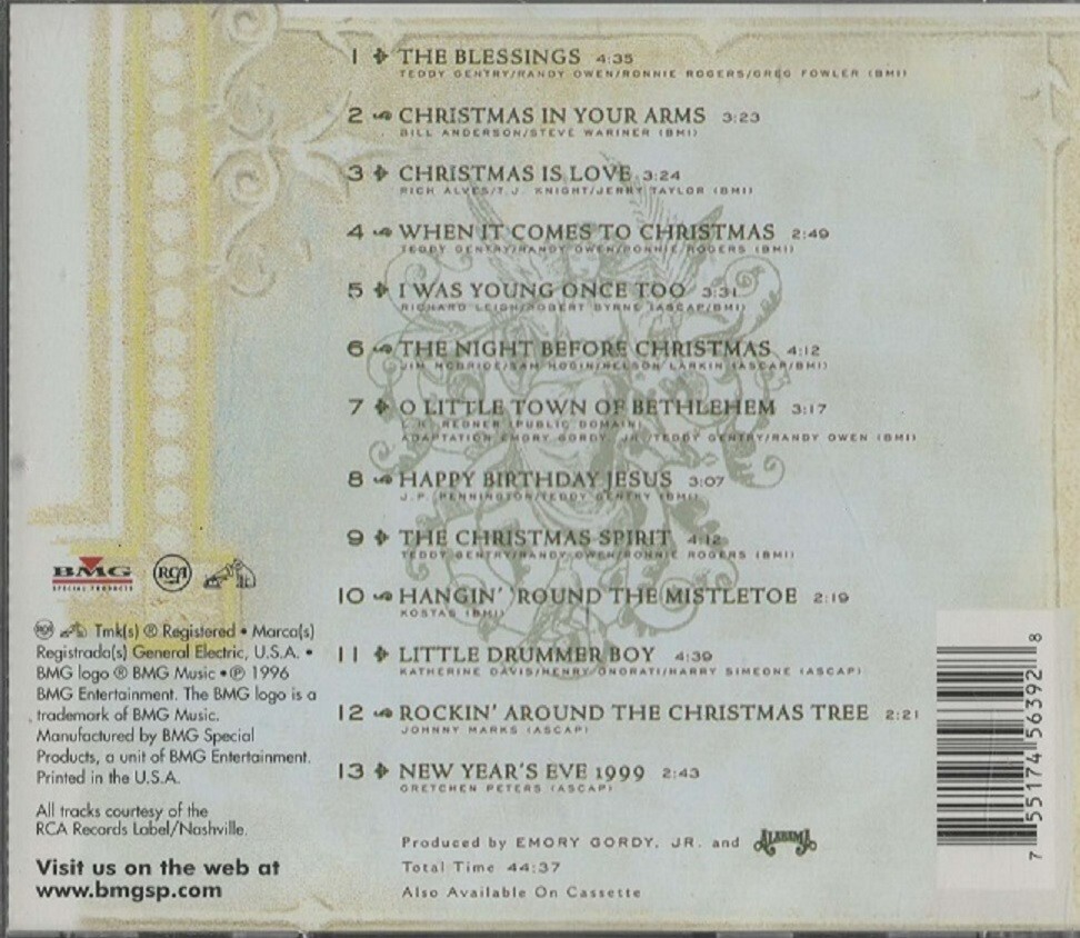 ALABAMA CLASSICS 5枚組 Alabama Original Album Classics - 5