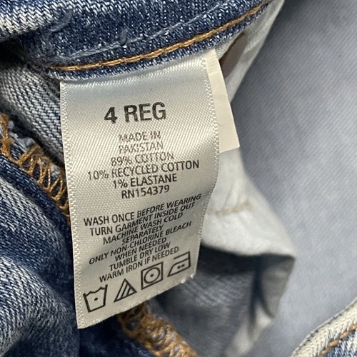 Jeans donna Aeropostale svasato vita media lavaggio leggero taglia 4 regular - Foto 3 di 7