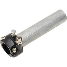 Emgo Single Pull Cable Motorcycle Throttle Tube Assembly 1" Black