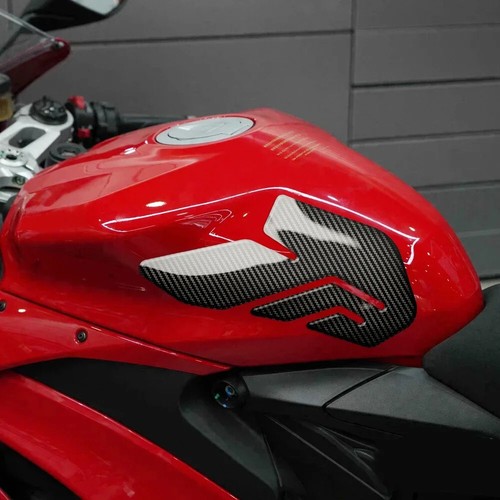 For Ducati Panigale 899 959 1199 1299 ABS carbon fiber Fuel tank protection pad - Picture 8 of 13
