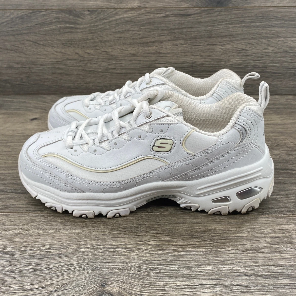 Skechers Leather M Width Athletic Shoes for Women for sale  display picture 2
