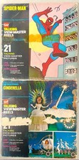 View-Master talking reels SPIDER-MAN 1970s plastic records Disney w/ packaging