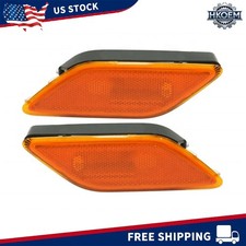 2x Front Turn Signal Side Marker Light For Benz W212 E350 E550 E63 Amg 2010-2013