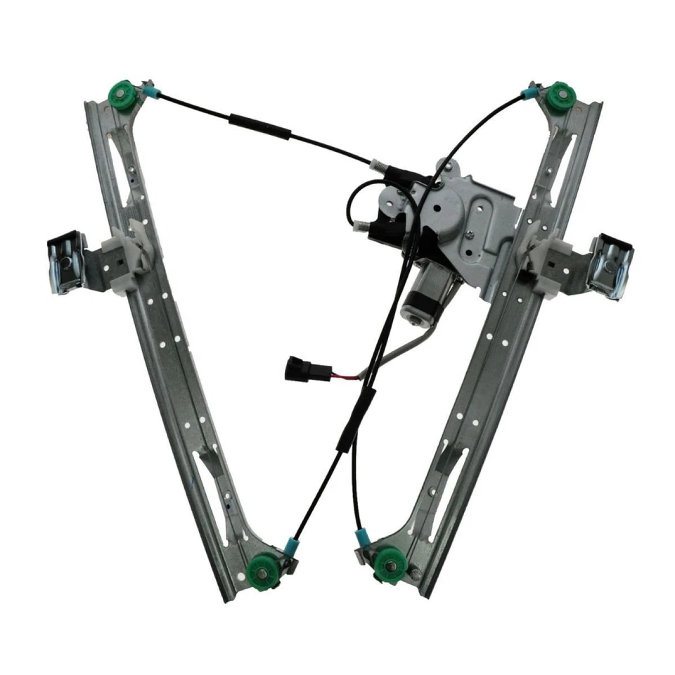 Regulador de ventana eléctrica de puerta delantera con motor lado del pasajero derecho derecho derecho para Chevy GMC Foto 3 de 3