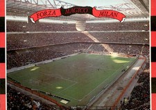 Cartolina Forza Magico Milan Stadio S Siro Centenario Milan 1999 (3)