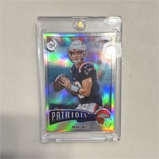 Topps 2024 Chrome Drake Maye New England Patriots 1974 Football Refractor