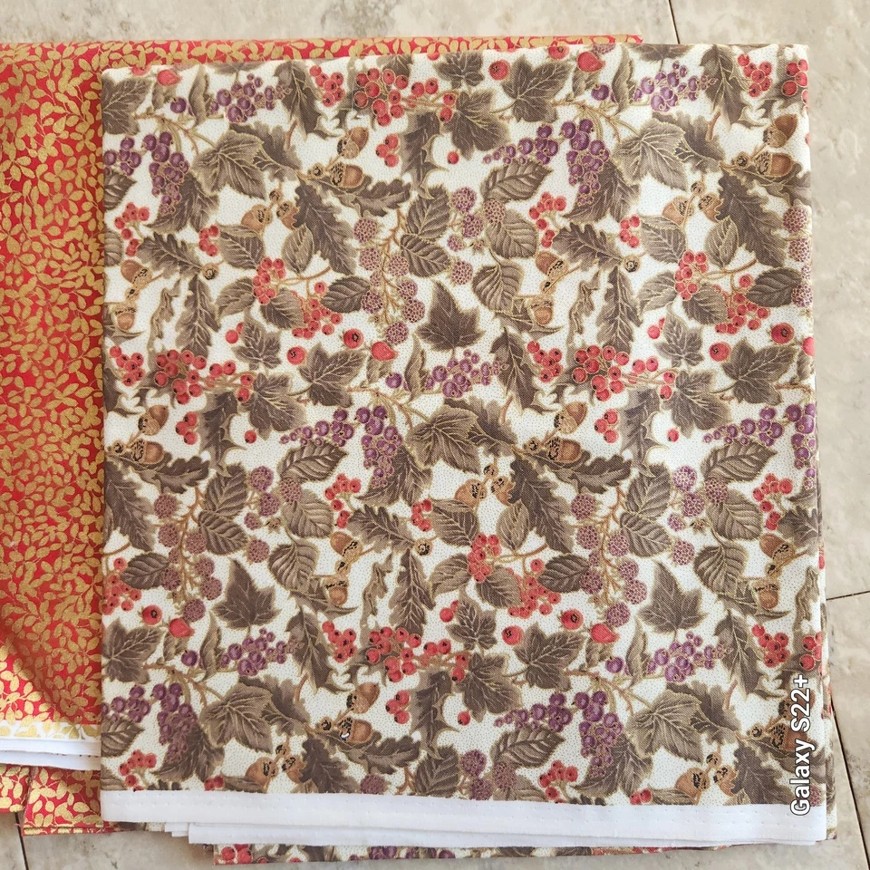 Fabric Freedom by London 4matching Bird & Floral designed material 1-yard pieces - Image 4 of 4