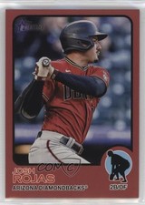 2022 Topps Heritage Target Mega Box Exchange Red Border Josh Rojas #37 0rd2