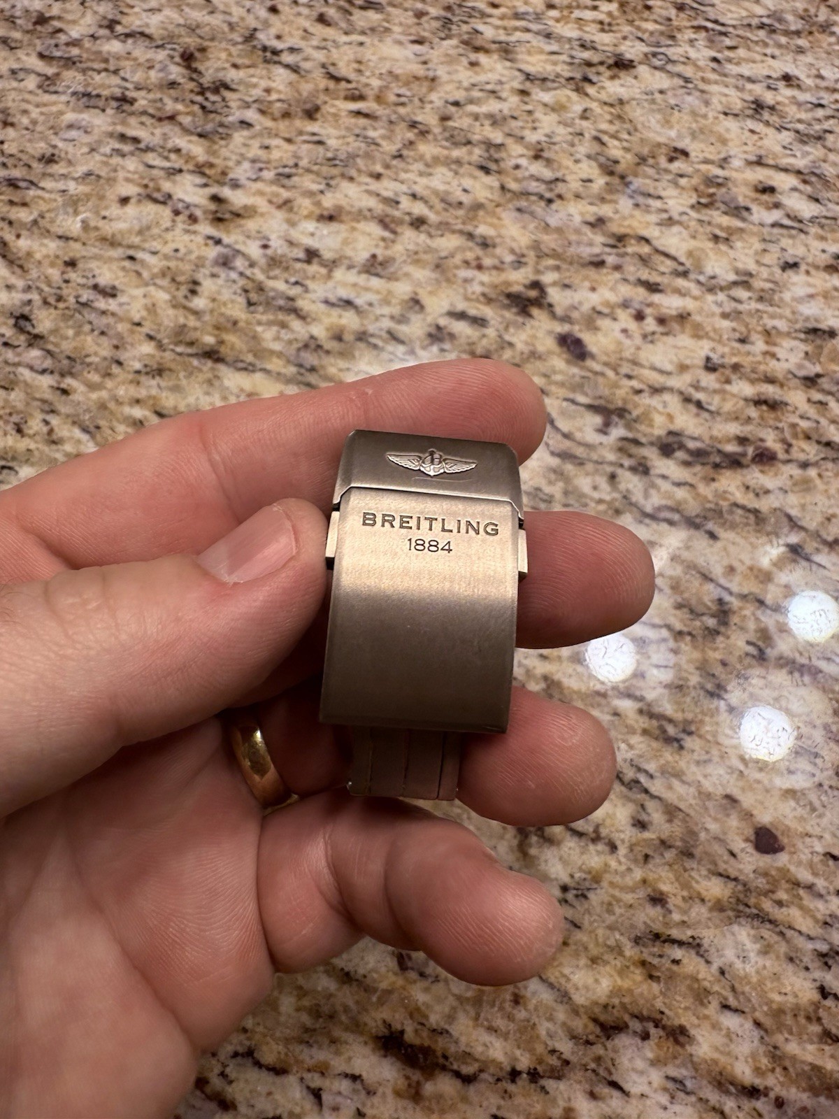 Breitling Titanium Deployant /deployment Clasp 22… - image 1