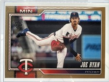 2026 Topps Joe Ryan #54 Gold Minnesota Twins #/2026 Series One