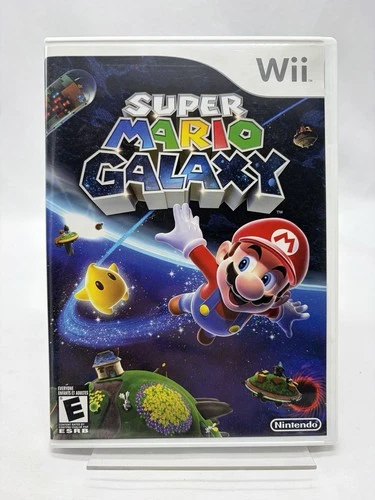 Super Mario Galaxy (Nintendo Wii, 2007) Complete With Manual