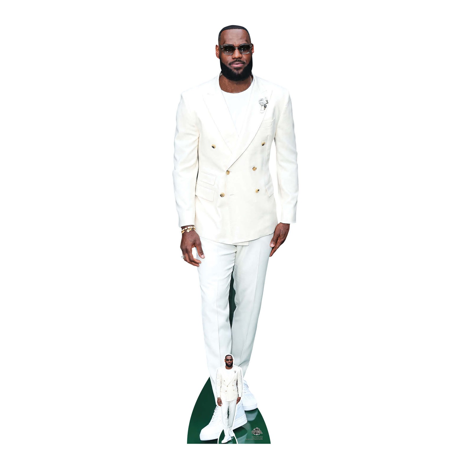 LeBron James Sports Star Lifesize Cardboard Cutout with Free Mini Standee