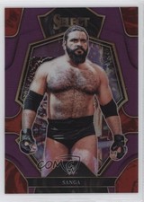 2023 Panini Select WWE Premier Level Purple Prizm /99 Sanga #176 0x5e