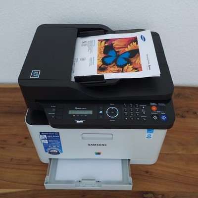 Samsung Xpress C480FW Laser Multifunktion 4-in-1 Farben Drucker inkl.Volle Toner