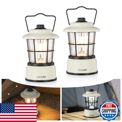 Consciot Cl1 Mini Dual Light Sources Led Lantern Retro Style Battery Powered