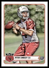 2012 Topps Magic #53 Ryan Lindley Rookie RC Arizona Cardinals football card. rookie card picture
