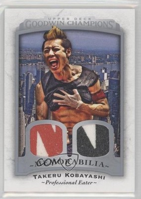 2017 Upper Deck Goodwin Champions Dual Memorabilia Takeru Kobayashi #M2-TK 1md