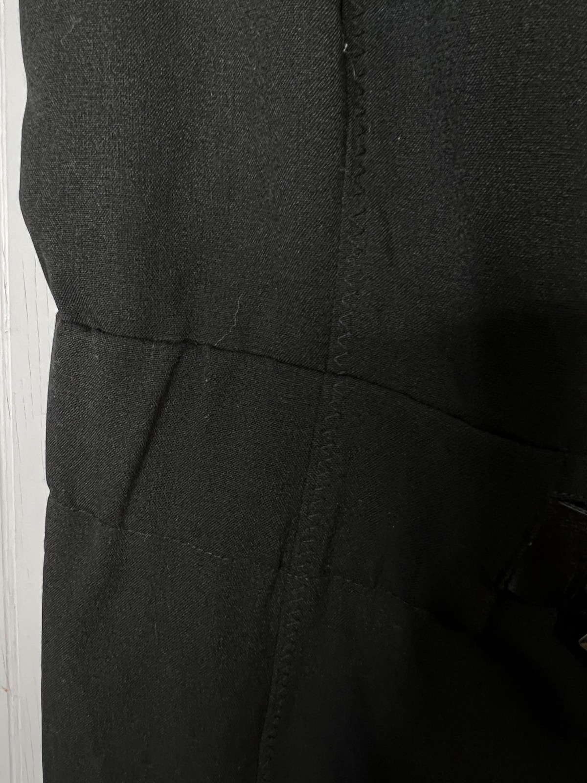 Calvin Klein Dress Womens 6 Black Sleeveless Sheath Belted Buckle Career NEW thumbnail 8