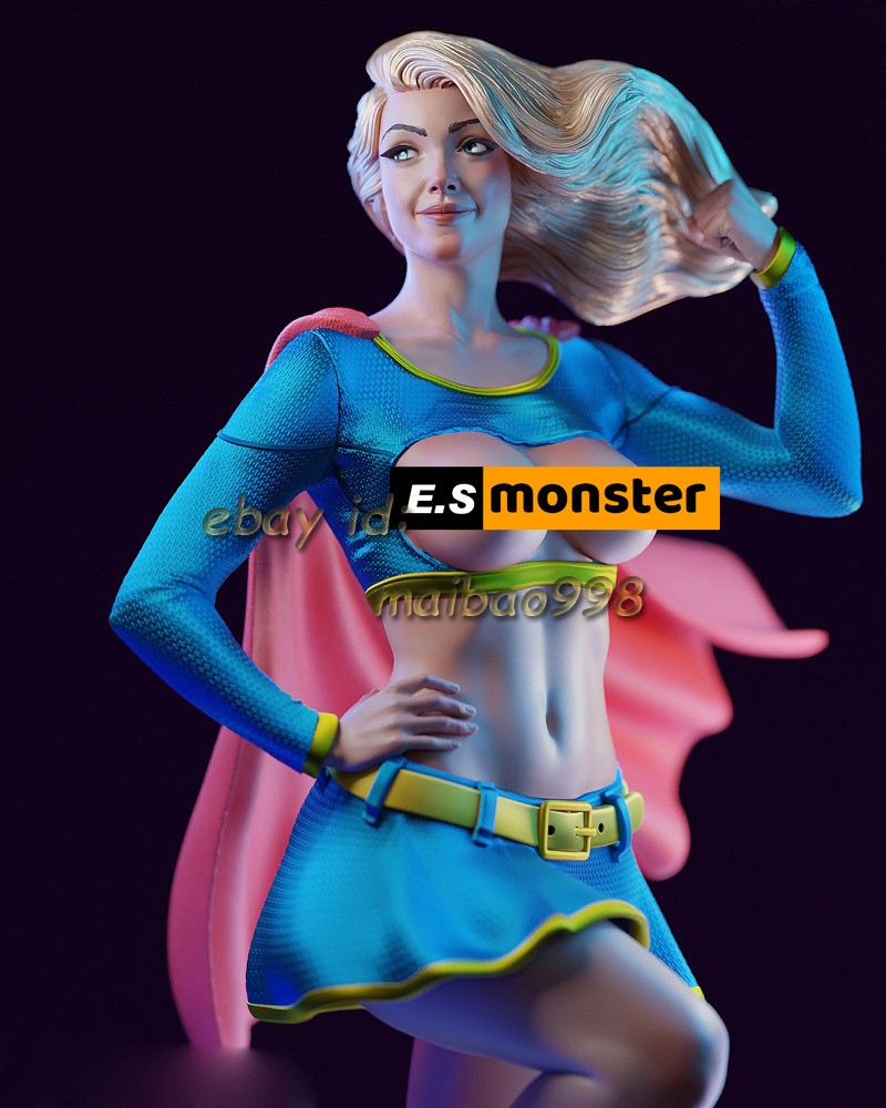 1/8 1/6 Super Girl 3D Print Garage Kit Figure Model Kit Unpainted Unassembled GK