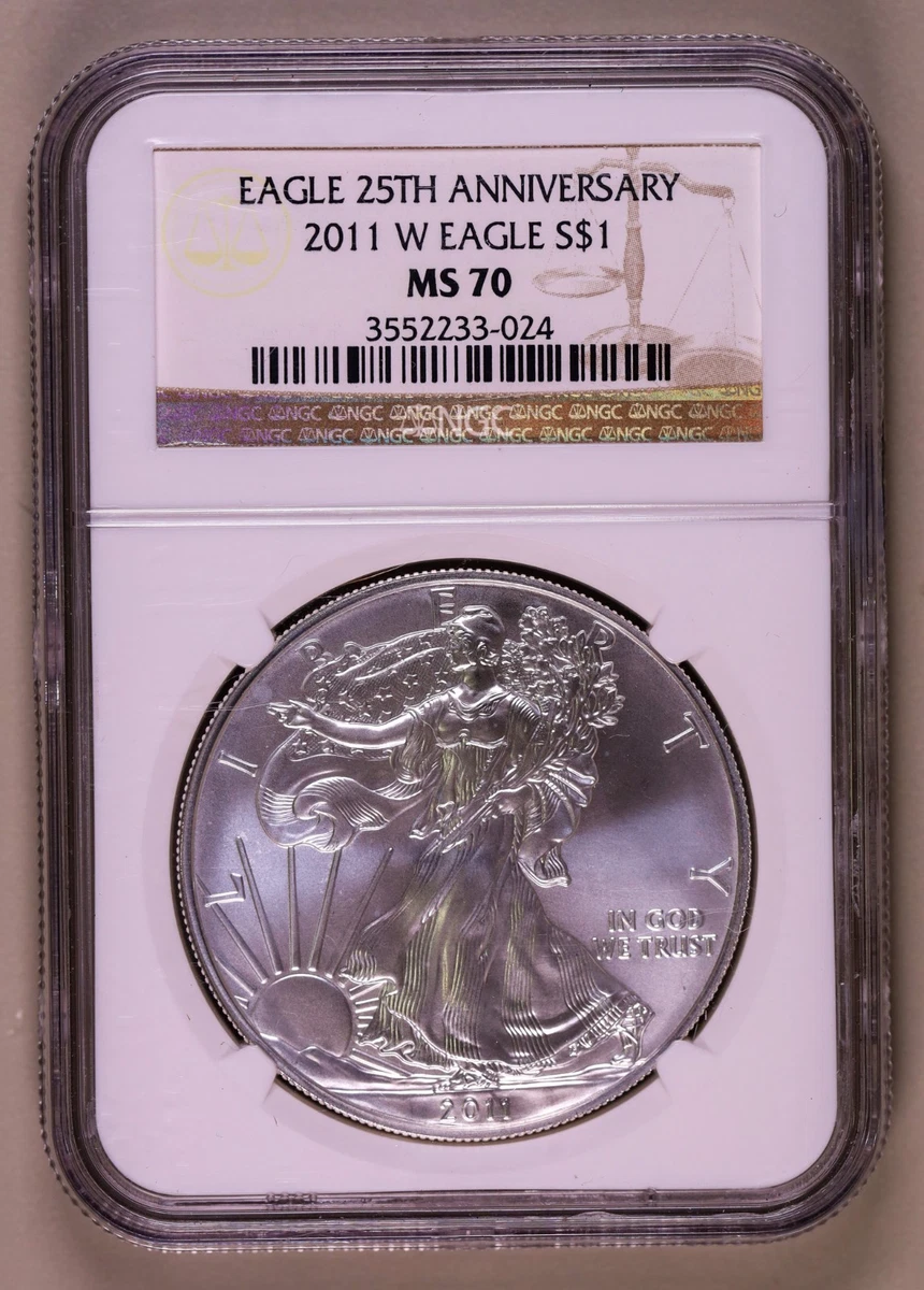 「訳あり」NGC MS70 2011 イーグル銀貨 EARLY RELEASES 訳あり」NGC MS70 2011 イーグル銀貨 EARLY RELEASES - メルカリ