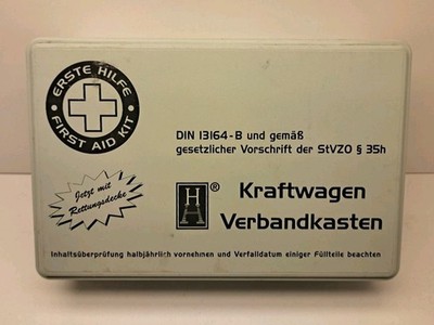 Vintage Germany car HILFE first aid kit