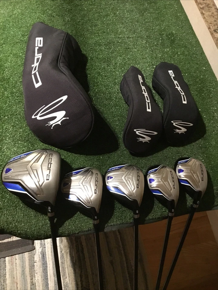 Cobra Fly XL Full Set (D, 3W, 5W, 4H, 5H, 6-SW, Putter) Regular & Cart Bag - Image 2 of 4