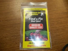MECHANIC IN A BOTTLE FIND BAD GAS! Gasoline Quality Test Swabs Pk/5 7-001-12