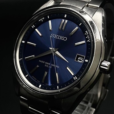 Seiko Brightz Radio Solar Watch 7B24-0BH0 Authentic Working Item