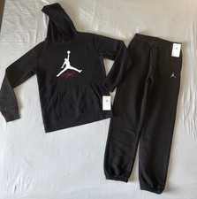 Nike Air Jordan Boys Flight Fleece Hoodie  Joggers Pants Set: M - XLARGE NEW 
