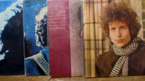 Vintage Bob Dylan LP  Lot of  4  Blonde On Blonde Blood on the tracks others