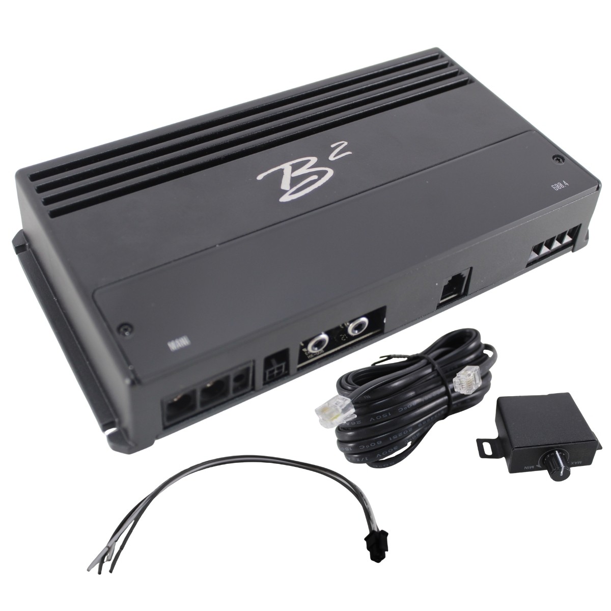B2 Audio MANI 600 Watt 1-Ohm Car Audio Class D Compact Mono 