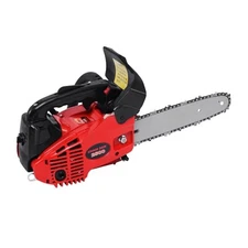 25.4CC Gas Chainsaw 10 Inch Top Handle Chainsaw 2Stroke Handheld Cordless Petrol