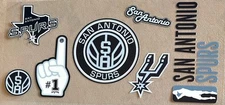 San Antonio Basketball Team UV DTF Vinyl Transfer Sticker Cup Wrap DIY Bottles