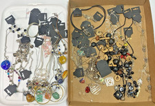 Bulk Lot Over 2 lbs Mixed Costume Jewelry - Mainly Necklaces  Some Bracelets