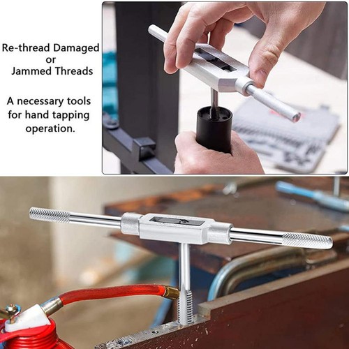 11Pcs Mini Tap Wrench Set Machine Hand Screw Thread Plug W/ Reamer M1~M3.5 Tool - Bild 10 von 10