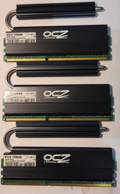 3x 2 GB OCZ Reaper Series 2GB DDR3 OCZ3RPR1333C94GK PC3 10666 9-9-9  1.7v