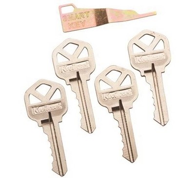 Kwikset 10119 4 CUT KEYS Random Cut Keys Silver