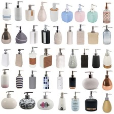 MSV Seifenspender Flüssigseifen-Spender Lotionspender Keramik Kunststoff