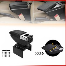 Mittelarmlehne Mittelkonsole Armlehne Armauflage Für Opel VW Universal Schwarz
