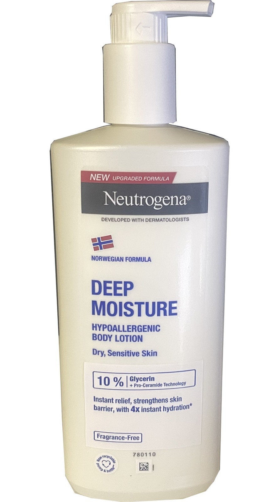 Neutrogena Deep Moisture Hypoallergenic Body Lotion, Norwegi