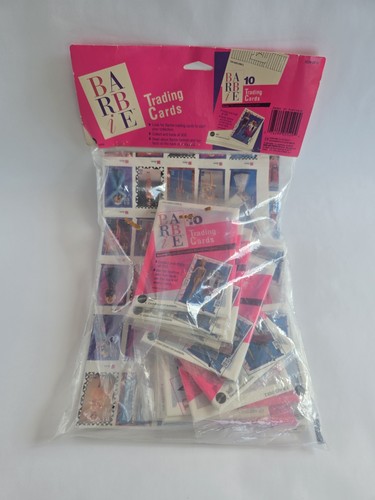 Póster de colección de tarjetas coleccionables Barbie Mattel 1990 con 14 paquetes de tarjetas - Imagen 5 de 5