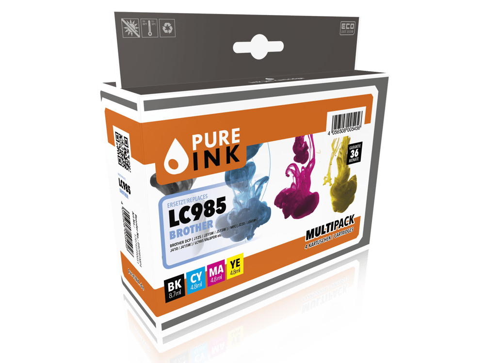 pureINK BR985MP4 CMYK Друкерпатрон #1907443