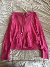 American eagle outfitters Pink full zip hoodie small women's